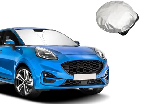 BSTW Parasole Parabrezza per Ford Puma MK2 2020-2025, Parasole Pieghevole con Isolamento Termico e Protezione UV | Compatibile con Ford Puma ST EcoBoost Hybrid