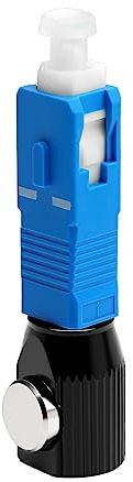 PEPWE UPC Optical Connectors Circular Bare Fiber Flange Temporary Adapter OTDR Test Fiber Coupler Connectors Replacement