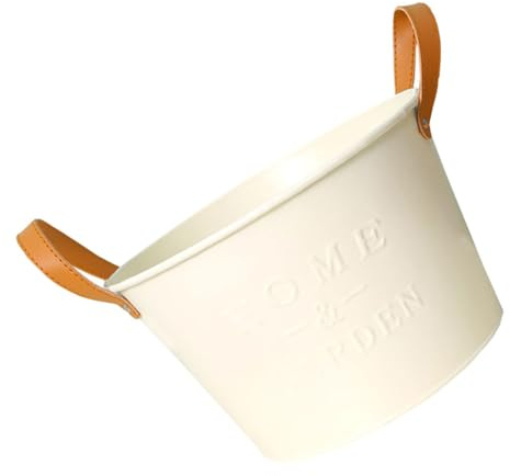 BESTonZON Seau de Fleurs Vintage Pot de Fleurs Décoratif Récipient pour Plantes pour Intérieur et Extérieur
