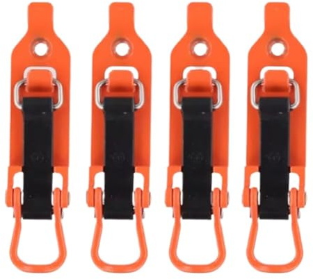 Dachbox Halterung,Halterung Dachbox 2 stücke Halter Halterung Kit Quick Release Schaufel Halterung for Dach Rack Schaufel Halter Clamp Wand Halterung Kit Auto Zubehör(Orange 4pcs)