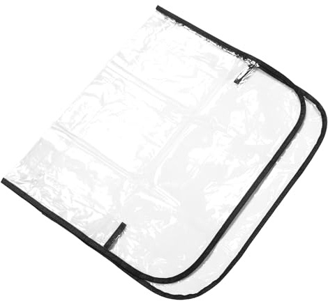 HONITANO Protezione Schienale Sedia Da Salone Trasparente in Plastica Resistente Alle Tinture Per Parrucchieri Coprifodera Per Sedia Da Spa Coprisedile Per Saloni Di Bellezza