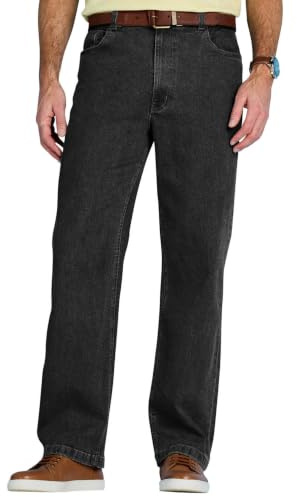 Chums Men's Denim Jeans in Stretch Fabric | Side Elasticated Waistband for Comfort, Stonewash Finish, Classic Styling