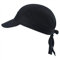 Arcweg Bandana Cap Kopftuch Mit Schirm Atmungsaktiv Pirat Kappe UV Schutz Verstellbar Bikertuch Radsport Mützen Schnelltrockned Schwarz