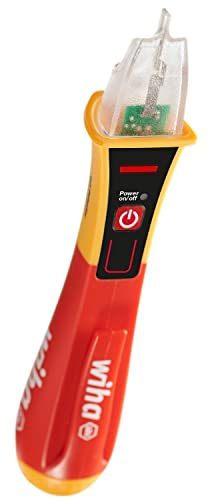 Wiha Spannungsprüfer Volt Detector, berührungslos, einpolig 90 - 1.000 V AC I Phasenprüfer mit optischem Signal (43798)
