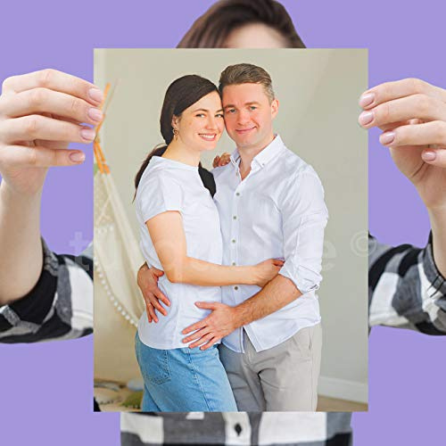 Turquoise Pixly® A3 A4 A5 Personalised Photo Print Laminated Picture Image Prints Gift Poster Art (1, A4)