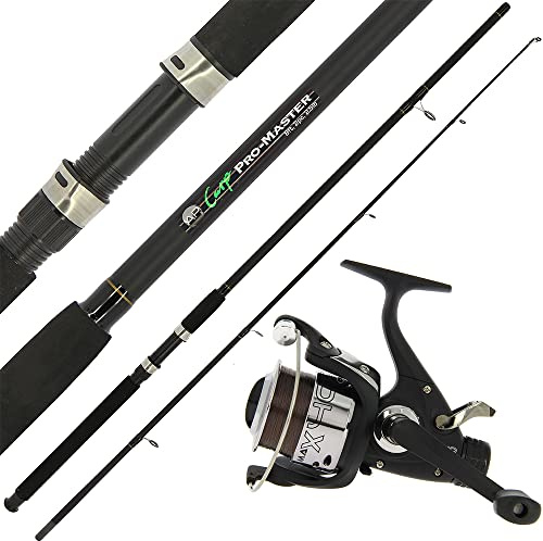 Carp Stalker Fishing Rod Master 8ft/2.4m 2pc 2.5lb & 2BB Runner Reel 10lb Combo