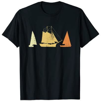 Segler Vintage Segelschiffe Seemann Segeln T-Shirt