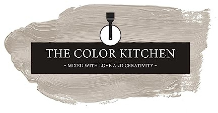 Livingwalls THE COLOR KITCHEN helle Wandfarbe - Malerfarbe für Wohnzimmer und Schlafzimmer - matte Innenfarbe in Taupe - 5l Deckfarbe in TCK1017