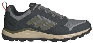 adidas Men's Tracerocker 2.0 Trail Running Shoes, Solid Grey/Olive strata/Carbon, 5.5 UK