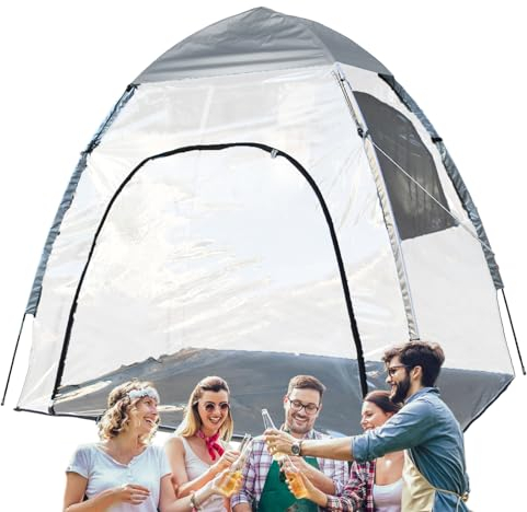Visiblurry Outdoor-Blasenzelt, durchsichtiges Pop-up-Blasenzelt | Kältebeständiges, transparentes PVC-Überdachung-Pavillon-Popup-Zelt - 5,9 x 4,3 x 5,2 Fuß, wetterfestes Partyzelt, Sichtschutzhaus
