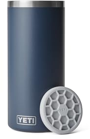 YETI Rambler Wine and Champagne Chiller, Stainless Steel Insulated, Navy