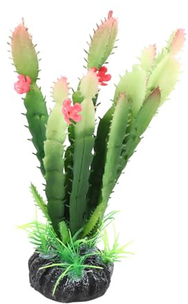 KIMISS Plante Plastique Simulation pour TerrariumDécoration Aquatique Artificielle - Plantes Simulées pour Habitat Reptile - Multicolore, 15 cm pour Aquarium et Décor D'intérieur