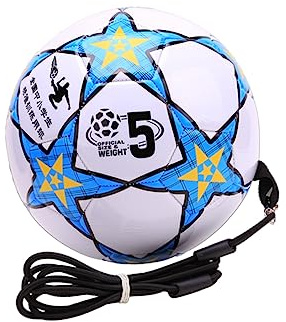 BESPORTBLE Barnvänlig fotboll träningsboll med snöre 5-boll för och elever perfekt för regelbunden träning i fotbollsmatcher främjar teknik och bollkänsla