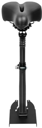 Faltbarer Stoßdämpfender Sitz Verstellbarer Skateboard Sattel Maximaler Fahrkomfort Ergonomischer Fahrrad Satte Bequem Weich Schwarz