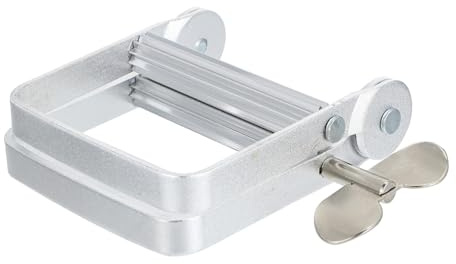 Healvian Presse Tube Métal Manuel pour Dentifrice et Coloration Capillaire Accessoire Maison pour Lotion et Pigment Distributeur Précis et Outil Polyvalent pour Cosmétiques et Soins