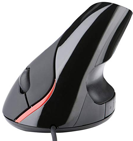 YTtkku Vertical Gaming Ergonomic USB Optics Mice 1600 DPI For PC Laptop Joysticks Vertical Accessories For Pc Setup