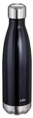 cilio ELEGANTE Isolierflasche 500 ml, doppelwandige Edelstahlflasche | Kupferbeschichtung, auslaufsicher, bruchsicher, 18h heiß / 24h kalt, rostfreier Edelstahl, kohlensäuregeeignet