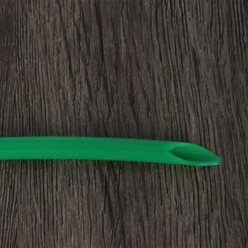 5 m Silikonkautschukschlauch, Durchmesser 0,5, 1, 2, 3, 4, 5, 6, 7, 8, 9, 10, 11, 12 mm, buntes, flexibles, weiches Silikonrohr, grün, 5 m, Innendurchmesser 10 mm x Außendurchmesser 14 mm