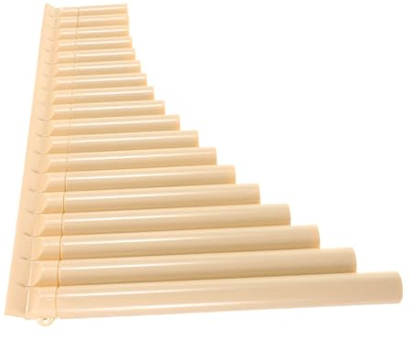 18-pfeifen Panflöte für Anfänger aus ABS Kunststoff | Traditionelles Musikinstrument, Leichte Ausführung, Glatter Klang für Einsteiger und Fortgeschrittene