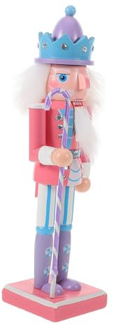 Cabilock 5 Pezzi Di Natale Schiaccianoci Soldato Marionetta Ornamenti Di Natale Caramelle Luminose Ornamenti 25 Cm Rosa Sb58542-25 Pride Schiaccianoci Statue Di Natale Gonfiabili Di