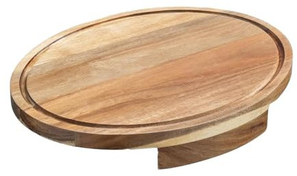 Vegetable Chopper Tagliere angolare Taglieri angolari per bancone cucina Tagliere angolare con succo Tagliere in legno salvaspazio per angoli bancone cucina (A, 42X32x2cm)
