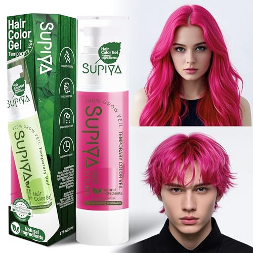 Temporary Hair Color Wax for Man or Women,Washable Hair Gel Colour, All-Day Hold Disposable Styling Gel for Party, Cosplay & Daily(Lilac Color #70)