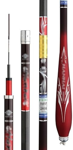 Dh2yjnbf3 Angelrute Karpfenrute Stream Rod Plattform Angelrute Handrute Ultraleicht Ultrahart Ultrafein Wild Fishing Teleskop Angelrute(5H4.8M)