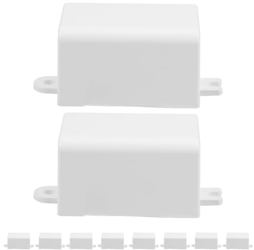 Boîte de Jonction Extérieure Étanche en PC Blanche, Lot de 10 Pièces | Protection Applications Électroniques et Usage DIY Structure Solide et Légère pour Appareils Électroniques