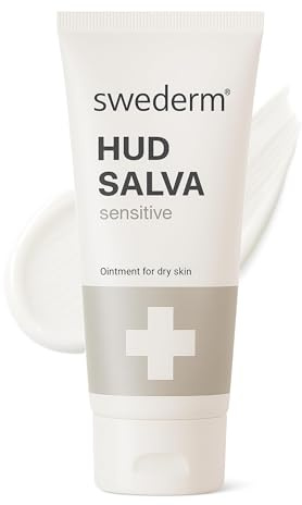 swederm Hudsalva Sensitive Eczema Hand Cream 1.69 Oz - Soothing and Moisturizing Hands and Foot Cream - Healing Ointment with Glycerine - Nourishes & Repair Dry Skin and Callus - Fast Absorbing