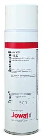 Jowat 449.50 Kontaktkleber Spray Klebstoff – Der Sprühfähige Lösemittelklebstoff, 500 ml Sprühdose – hohe Anfangshaftung, temperaturbeständig bis 115 °C