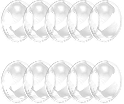 Dive by Durovis Essentials Lot de 10 lentilles PMMA convexes pour casque de réalité virtuelle et lunettes 3D Google Cardboard 32 mm - Compatible avec Oculus - Couleur Transparent