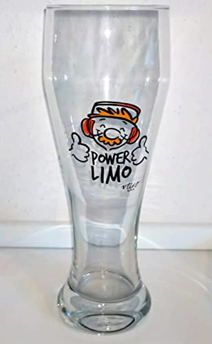Vaso para cerveza blanca, 1 x 0,5 litros, para cerveza de trigo, cerveza de trigo, «Power Limo», Rofu, Action