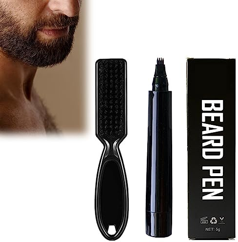 Bartstift-Bartstiftfüller für Männer – natürlicher Verstärker zum Befüllen, wasserdicht, langlebig, natürlich, Haar- und Bartfüller für Frauen und Männer