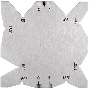 QUARKZMAN Bohrer Winkelmesser 60°-160° Bohrer Schleiflehre Edelstahl Winkel Messung Gage