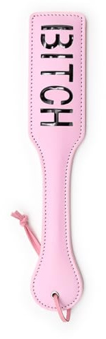 ATTAWA SM Paddel Sex Spanking Paddel BDSM Leder Erotischer Paddle Erotik Flogger Brief Peitsche Rollenspiel Zubehör Fetisch Sklavin Cosplay Sexspielzeug für Frauen Männer Paare Extrem,Rosa