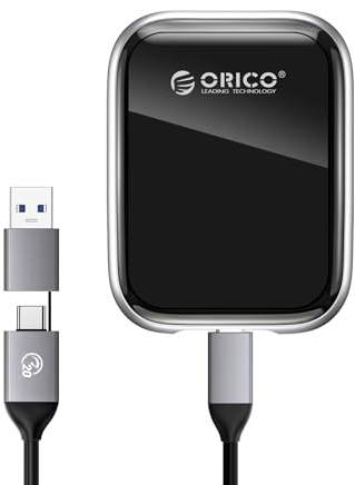 ORICO 1TB Externe SSD bis zu 2000MB/s Portable Solid State Drive, USB 3.2 Gen 2x2 20Gbps mit 2 in 1 USB C Kabel, Kompatibilität mit MacBook, iPad, iPhone 15 - A20
