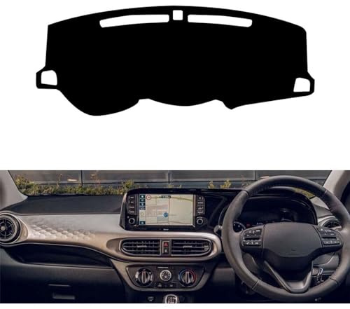 WSXCDE Car Dashboard Cover Mat, for Hyundai I10 Sun Protection Dash Cover Car Non-Slip Dashboard Cover Mat Anti-UV Anti-Scratch Dash Mat,RHD