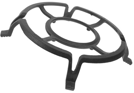 SEWOART Soporte de Hierro Fundido Diseño de Cuatro Patas Antideslizante Hornillo Gas Resistente Deformación y Fácil de Instalar para Cocina de Gas