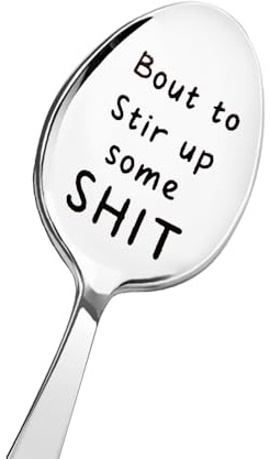 Funny Spoon Gift for Mum Dad Birthday Gifts for Husband Wife Wedding Present for Boyfriend Girlfriend