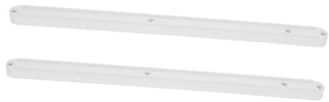 DIYEAH Coulisses De Tiroir De Commode En Plastique 2 Pièces Installation Facile Glissement Silencieux Pour Armoires Et Bureaux Longueur 298 Mm