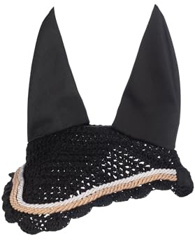 HKM Kopenhagen Fliegenhaube, Schwarz, Warmblut
