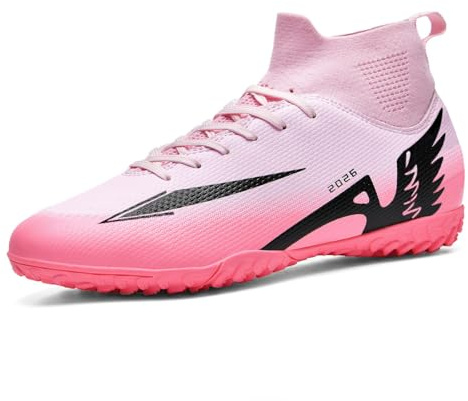 Football Boots Mens Astro Turf Football Boots Boy's High Top Athletic Football Trainers Indoor Soccer Sneakers Shoes