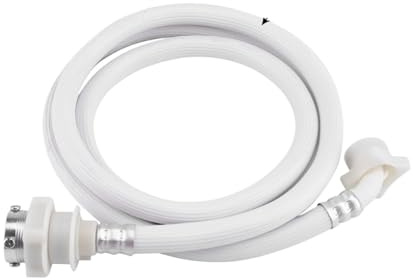 2m/3m Length Washing Machine Water Inlet Hose Washer Pipe Tube Connector PVC Hose White Color Long Length(2m)