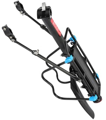 Toyvian Portapacchi Bici Posteriore per Mountain Bike Portapacchi Carico Bicicletta Resistente e Versatile per Trasporto Valigie e Borse Design e Facile Installare