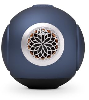 UB+ dBMiNi, Enceinte Bluetooth Portable, Hi-FI, Ultra-Basses, Sphérique | Enceinte compacte, Longue autonomie, Double basse, Étanchéité, TWS, Idéal pour l'extérieur / la maison(Gris-bleu Foncé)