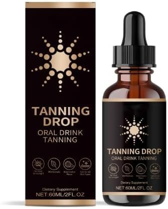 Tanning Drops To Drink, 60ML Oral Tanning Drops for Face and Body