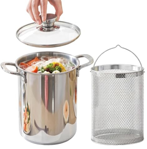 Rostfritt stål pastakastrull 4 Liter Pastakastrull