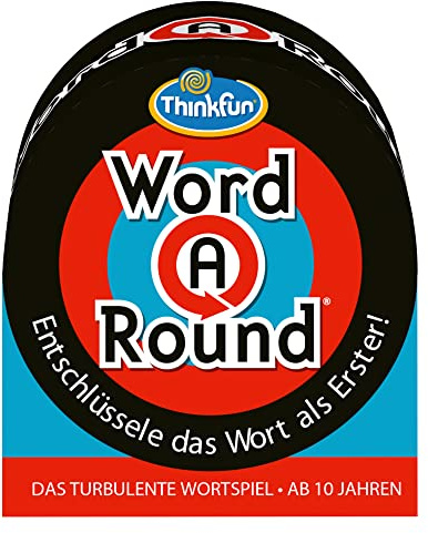 ThinkFun - 76307 - WordAround - Ordsökning spel. Bli den första att dechiffrera ordet! Ett dolt objekt-spel för 2-4 spelare från 10 år och uppåt.