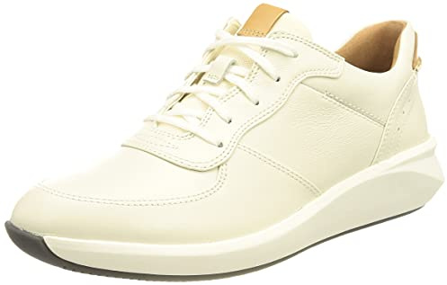Clarks Zapatillas Deportivas Un Rio Sprint para Mujer, Combinación Blanca, 37 EU