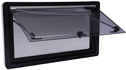 Ausstellfenster Camper 900x500mm Wohnwagenfenster Seitenfenster E13 Ausstellfenster Seitenfenster Wohnmobil Fenster Push Fenster für RV Wohnwagen Kastenwagen Van Camper | EU Stock